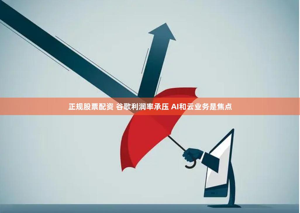 正规股票配资 谷歌利润率承压 AI和云业务是焦点